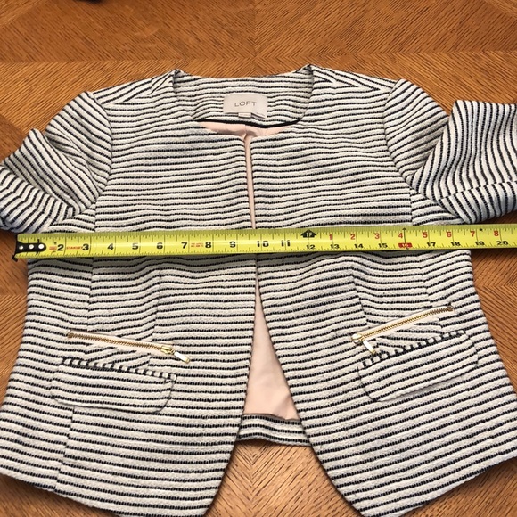 Ann Taylor Loft Striped Jacket - Picture 5 of 8